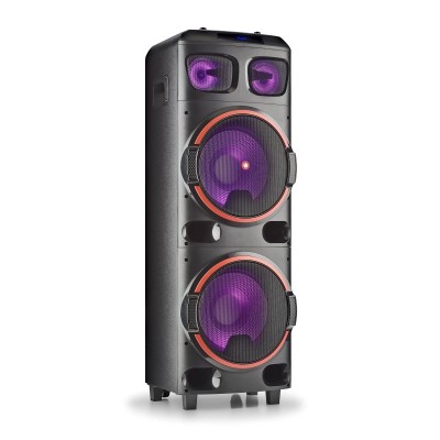 Coluna 800W Duplo Subwoofer 12