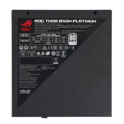 Fonte Alimentação ASUS ROG THOR 850W GAMING 80+ Platinum