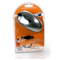 Rato com Fios Conceptronic CLLMEASY | 800 DPI | Cinzento