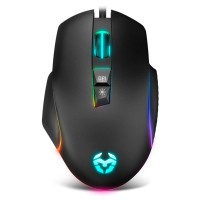 Rato Óptico Krom Keos 6400DPI RGB Preto