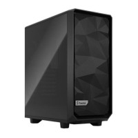 FRACTAL CAJA DESIGN MESHIFY 2 COMPACT CRISTAL TEMPLADO NEGRO