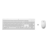 HP Tastatur+Maus 230 Kabellos Weiß Deutsch