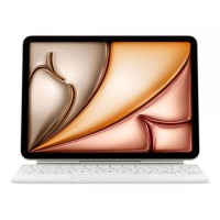 Apple Magic Keyboard - Teclado e pasta de folio - com trackpad - Apple Smart connector - QWERTY - Português - branco - para 10.9-inch iPad Air (4ª geração, 5ª geração), 11-inch iPad Air (M2, M3)
