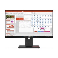 68,6cm/27" (1920x1080) Lenovo ThinkVision T27-40 16:9 IPS 4ms 120Hz HDMI DisplayPort VGA USB-C USB-Hub VESA Black