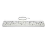 HP Tastatur+Maus 225 Set Kabelgebunden Weiß