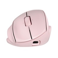 Rato ergonmico com inclinao HP 720M - Rosa