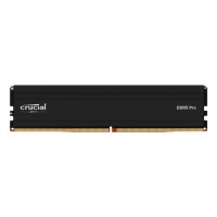 16 GB Crucial Pro Modul - DIMM 288-PIN Low Profile - 6000 MHz / PC5-48000 - CL48 - 1.1 V - ungepuffert - on-die ECC - mattschwarz