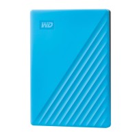 WD My Passport WDBPKJ0040BBL - Disco rígido - encriptado - 4 TB - externa (portátil) - USB 3.2 Gen 1 - 256-bits AES - azul