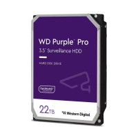 WD Purple Pro 22TB SATA 6Gb/s HDD 8,89cm 3,5Zoll internal 7200Rpm 512MB Cache 24x7 Bulk