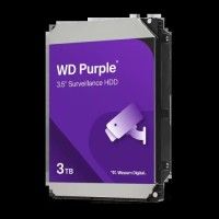 WD HDD 3.5" 3TB SATA 128MB SURVEILLANCE PURPLE