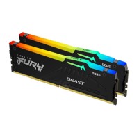 64GB 5600MT/s DDR5 CL36 DIMM (Kit of 2) FURY Beast RGB 32Gbit - Apenas AMD AM5 e Intel 14 e acima