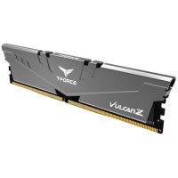 Memória Ram Team Group Vulcan Z Grey CL16 Velocidade até 3200MHz Memória de 8GB DDR4 Suporta motherboards Intel e AMD