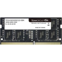 TEAM GROUP 16GB 3200MHZ DDR4 CL22 SODIMM ELITE