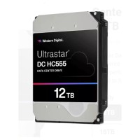 WD Ultrastar DC HC555 - Disco rígido - Centro de Dados - 12 TB - interna - 3.5" - SATA 6Gb/s - 7200 rpm - buffer: 512 MB
