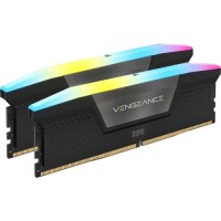 Corsair Kit 32GB (2 x 16GB) DDR5 6400MHz Vengeance RGB Blac (CMH32GX5M2B6400C32)