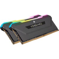 DDR4  16GB PC 3200 CL16 CORSAIR KIT (2x8GB)  VENGEANCE RGB retail (CMH16GX4M2E3200C16)