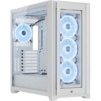 CORSAIR Geh iCUE 5000X RGB (Tempered Glass) QL True White