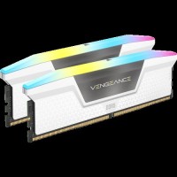 MEMORIA CORSAIR DDR5 32GB 2X16GB PC6000 VENGEANCE RGB BLANCA CMH32GX5M2B6000C30W - 1370676