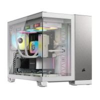 CORSAIR Geh mATX 2500X (Tempered Glass) White/Satin Grey