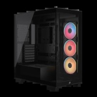 Caixa E-ATX Corsair 3500X LXR Link RGB Preto Vidro Temperad