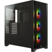 Caixa E-ATX Corsair 4000X RS ARGB Preta Vidro Temperado