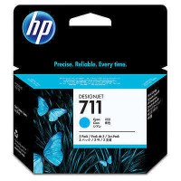 HP DesignJet T120/T520 Cartucho Cian N711 (Pack 3)