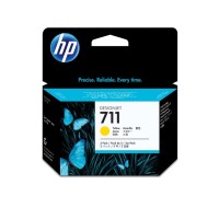 HP 711 original Ink cartridge CZ136A yellow standard capacity 3-pack