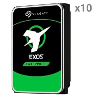 * 10 x Disco duro Seagate 8 TB FabricanteSeagateModeloEXOS 7E10 ST8000NM017BCapacidad8 TBFormato3.5"InterfazSATA III Tasa de transferencia6 Gb/s (hasta 255MB/s ) Tamaño de buffer256 MBVelocidad del d