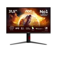 AOC Gaming U32G4U - Monitor LED - gaming - 32" (31.5" visível) - 3840 x 2160 4K UHD (2160p) @ 160 Hz - Fast IPS - 400 cd/m² - 1000:1 - DisplayHDR 400 - 0.5 ms - 2xHDMI, DisplayPort - preto, vermelho