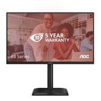 AOC MONITOR IPS 24" (23.8) FHD 120HZ HDMI DP USB-C COLUNAS HAS PIVOT 24E4CV