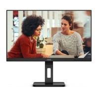 AOC Essential-line Q27E3UMF - Monitor LED - 27" - 2560 x 1440 QHD @ 75 Hz - VA - 300 cd/m² - 4000:1 - 4 ms - HDMI, DisplayPort - altifalantes - preto