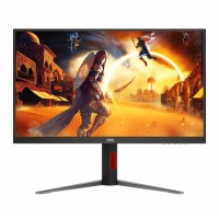 AOC Gaming Q27G4SRU - 27 Zoll QHD, 300 Hz, 1 ms, HDR400 2560x1440, 2x HDMI 2.1, DisplaPort 1.4, USB Hub schwarz-rot