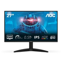 AOC Q27B36X - B36 Series - monitor LCD - 27" - 2560 x 1440 QHD @ 144 Hz - IPS - 300 cd/m² - 1500:1 - HDR10 - 0.5 ms - HDMI, DisplayPort - preto
