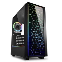 Sharkoon Gehäuse RGB   LIT   100    ATX       1xGlas schwarz