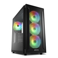Sharkoon TG6M RGB ATX 1xGlas Black
