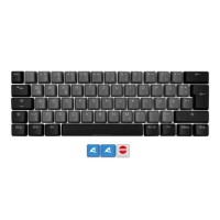 Sharkoon SKILLER SAC20 S4 (schwarz. 61 Stck. ISO-Layout (DE). fr SKILLER SGK50 S4)