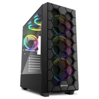 Midi Sharkoon HEX RGB Black