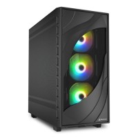 Sharkoon Gehäuse Rebel C80M  RGB    ATX       1xMetall schwa