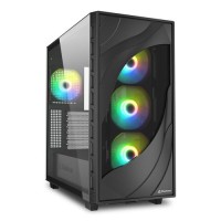 Sharkoon Gehäuse Rebel C80G  RGB    ATX       1xGlas   schwa