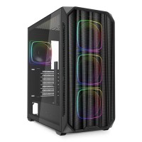 Sharkoon Gehäuse AK5M RGB           ATX       1xMetall schwa