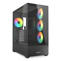 Sharkoon Gehäuse AK6  RGB           ATX       1xGlas   schwa
