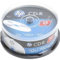 HP CD-R 52X 700MB BOBINE 25UNI