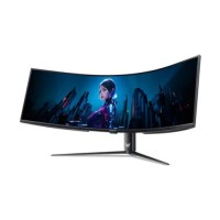 Acer Predator Z57 bmiiphuzx - Z Series - monitor LED - gaming - curvo - 57" (57.1" visível) - 7680 x 2160 Dual UHD @ 120 Hz - VA - 1000 cd/m² - 3000:1 - DisplayHDR 1000 - 1 ms - 2xHDMI, DisplayPort, USB-C - altifalantes - preto