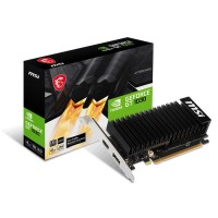 VGA MSI GT 1030 4GHD4 LP OC,NV,GT1030,4GB,DDR4,64BIT,DP+HDMI,DISIPADOR (DISEÑO LOW PROFILE+BRACKET) - 1385525