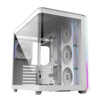 FSP CAJA M580-WP (ATX MID TOWER, USB3.0 X 2, TYPE C, WHITE, 120MM PWM ARGB REVERSE FANS× 4, DIGITAL FAN SPEED - 1406832