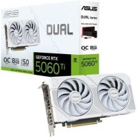 Tarjeta Gráfica Asus Dual GeForce RTX 5060 Ti OC White Edi