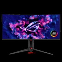 ROG Swift OLED PG34WCDN Gaming Monitor - 34'' RGB QD-OLED with BlackShieldT film, 360Hz refresh rate, 0.03ms (GTG), G-SYNC compatibility, custom heatsink, OLED Care Pro, Neo Proximity Sensor, VESA DisplayHDRT 500 True Black, DisplayPortT 2.1a (80Gbps)