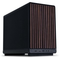Mini Lian Li PC-Gehäuse A3-mATX-WD BLACK / A3-mATX Wood S Schwarz