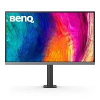 BenQ DesignVue PD2706UA - PD Series - monitor LED - 27" - 3840 x 2160 4K @ 60 Hz - IPS - 400 cd/m² - 1200:1 - DisplayHDR 400 - 5 ms - HDMI, DisplayPort, 2xUSB-C - altifalantes - cinza escuro