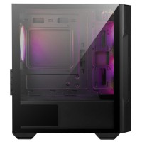 Caixa Micro-ATX | MSI | MAG Forge M100R | RGB | Preta